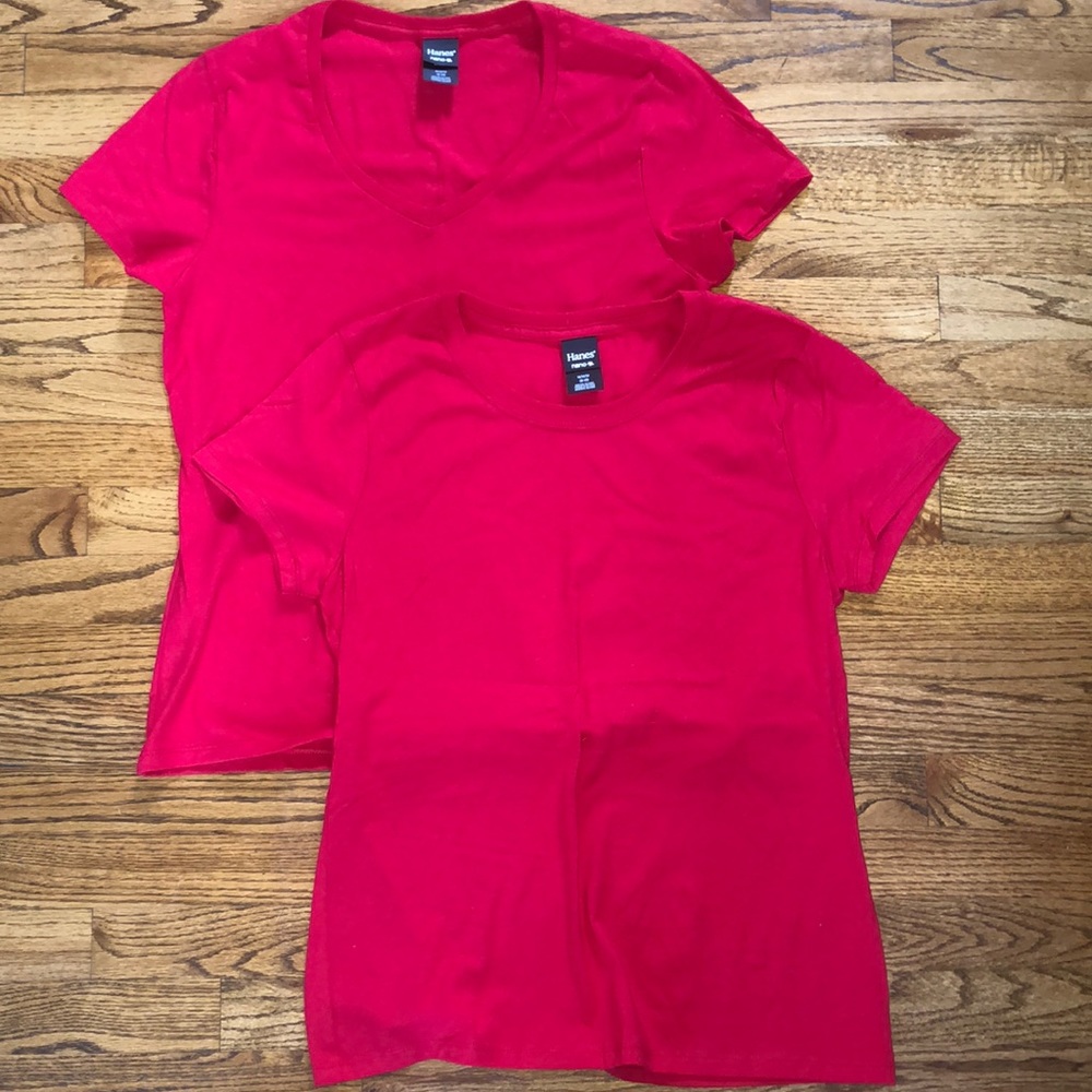 Two brand new Hanes T-shirt’s